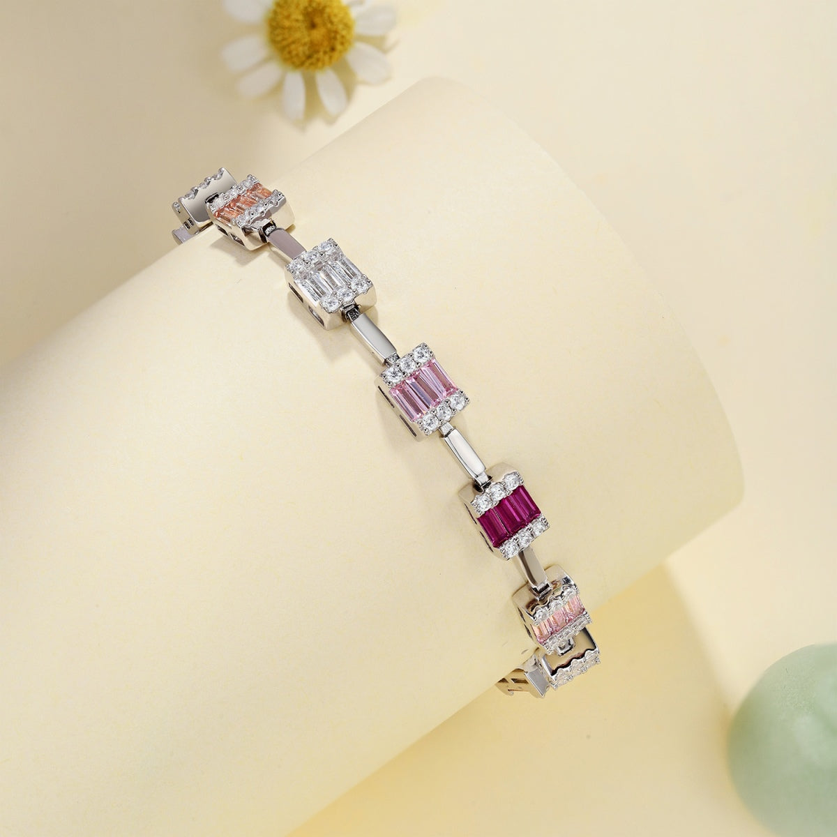 [HOT]Dainty Charming Emerald Cut Daily Bracelet