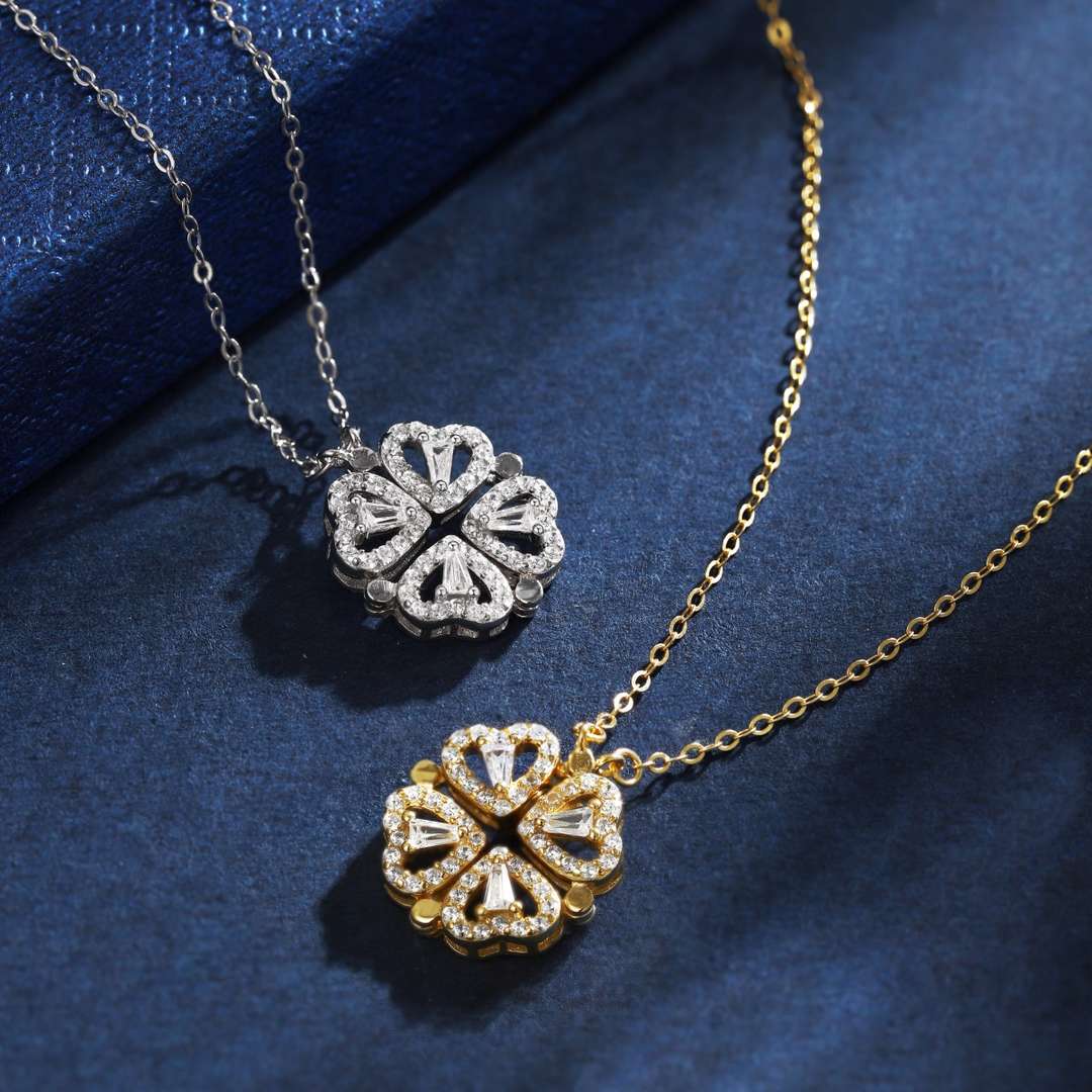 [HOT]Ornate Heart Cut Flower Shape Necklace