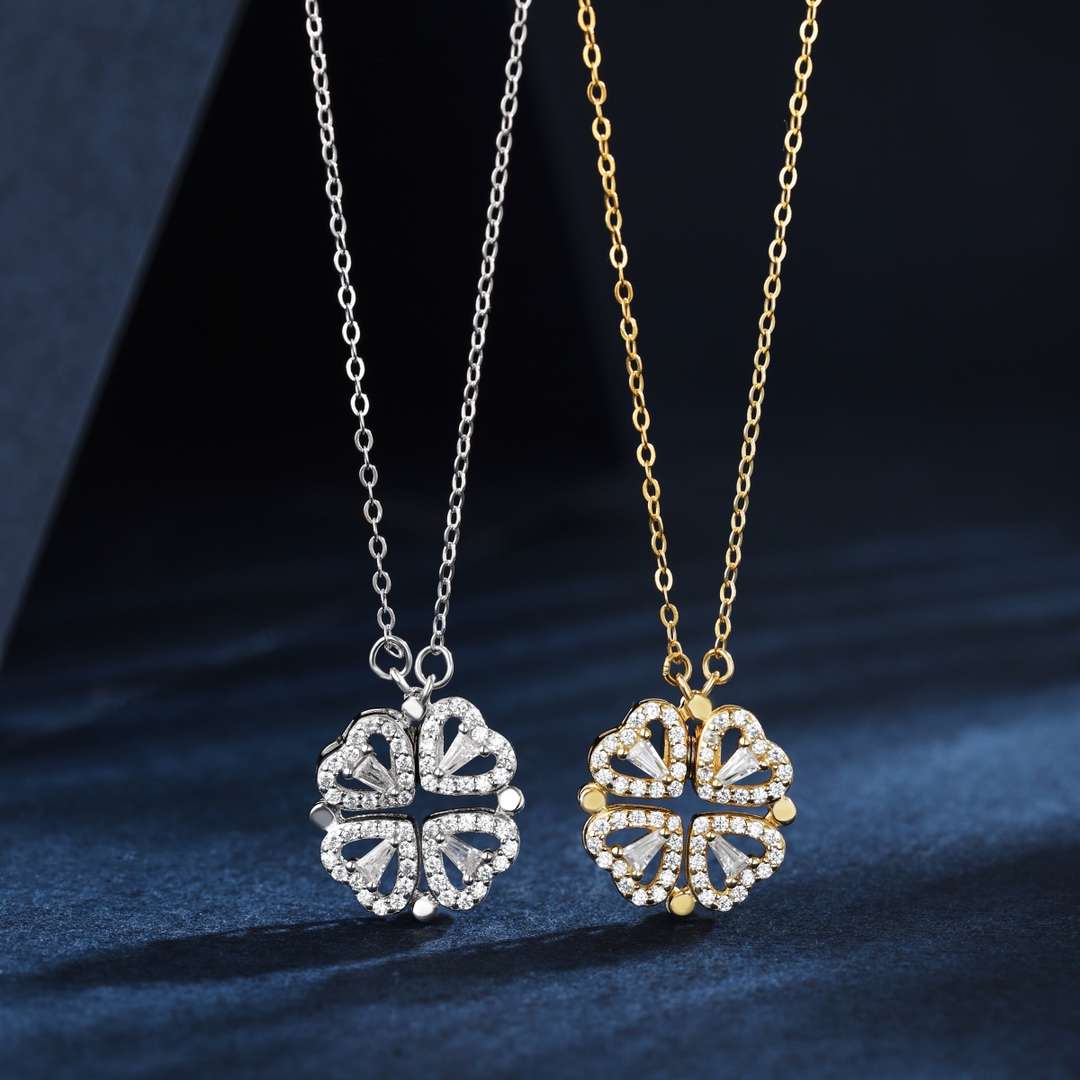 [HOT]Ornate Heart Cut Flower Shape Necklace