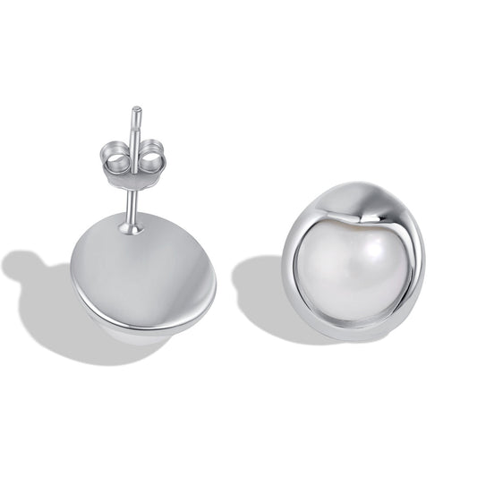 [HOT]Dainty Bread Pearl Earrings
