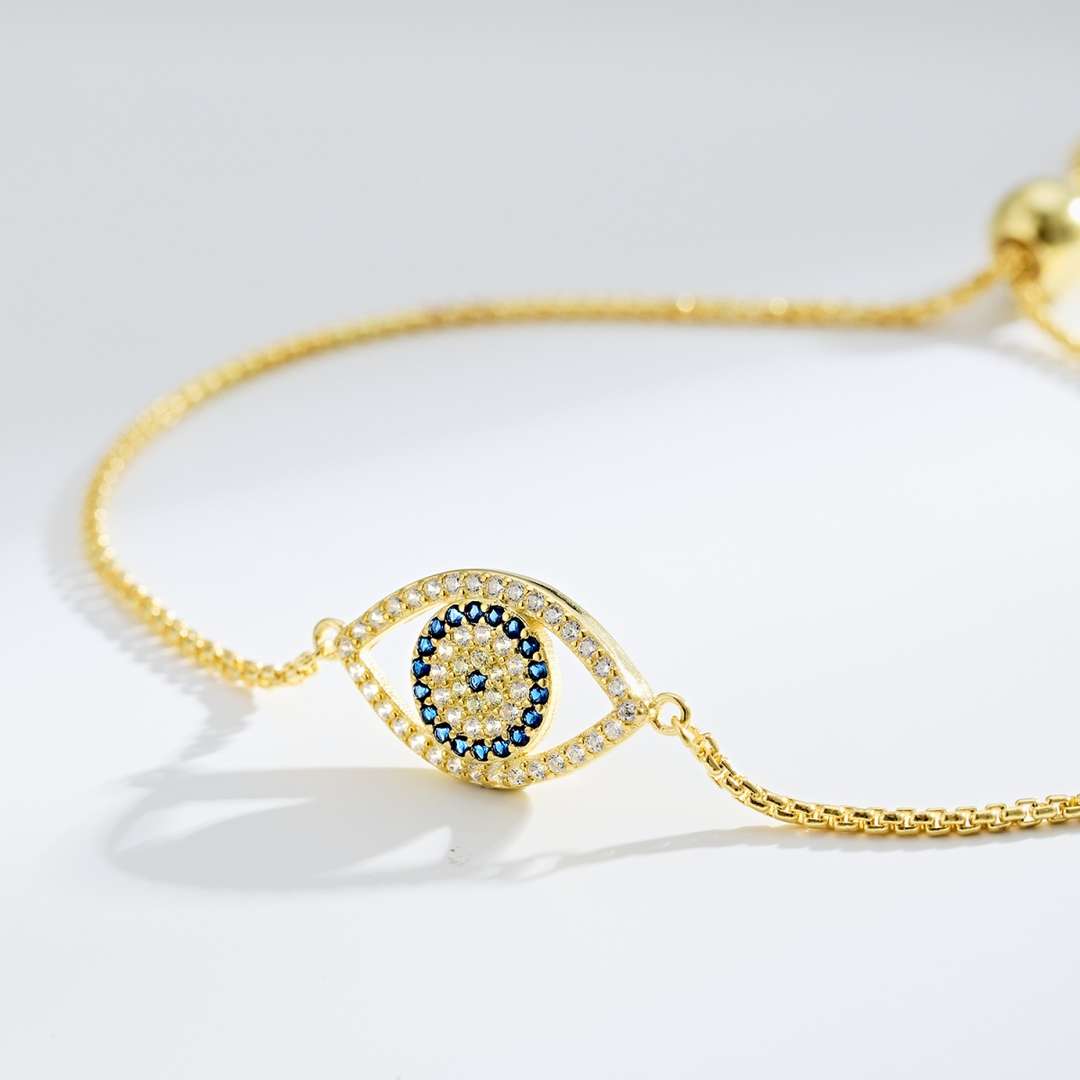 [HOT]Dazzling Eye Shape Necklace