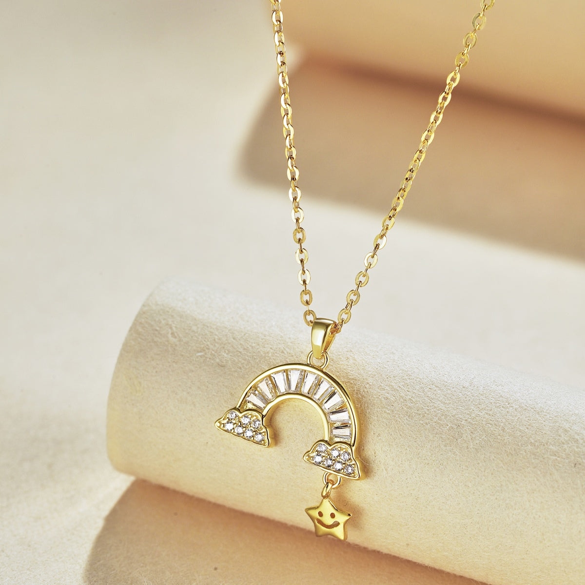 [HOT]Unique Rainbow Star Necklace