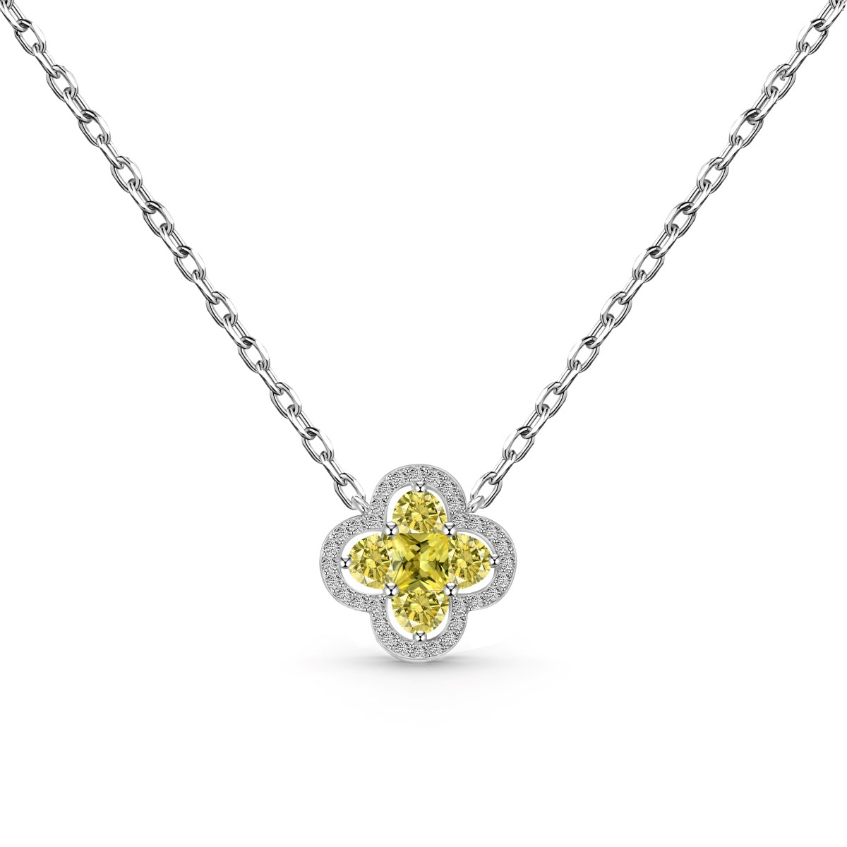 [HOT]Spliced Lucky Four-Leaf Clover Versatile Necklace