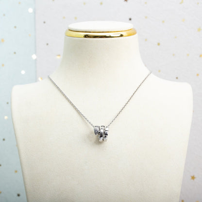 DIANA SERPENTI SILVER NECKLACE DIAMOND