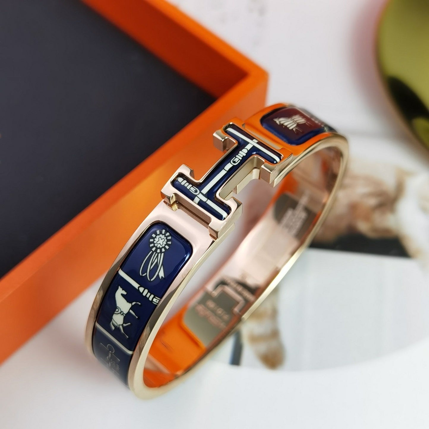 DIANA H COUVERTURES DARK BLUE BRACELET