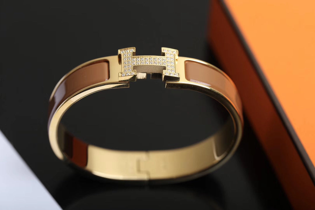 DIANA H BRACELET GOLD DIAMOND
