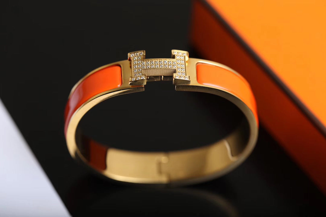 DIANA H BRACELET GOLD DIAMOND