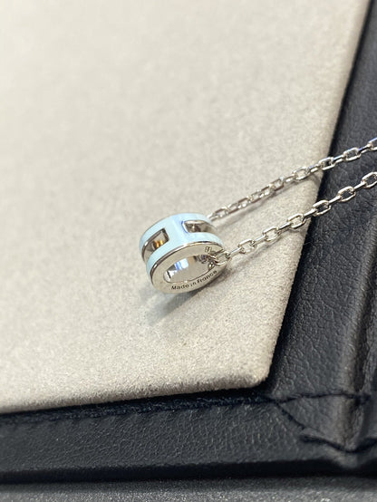 DIANA POP H LIGHT BLUE NECKLACE