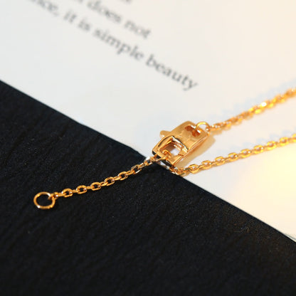 DIANA STAR AND SUN DIAMOND PINK GOLD NECKLACE