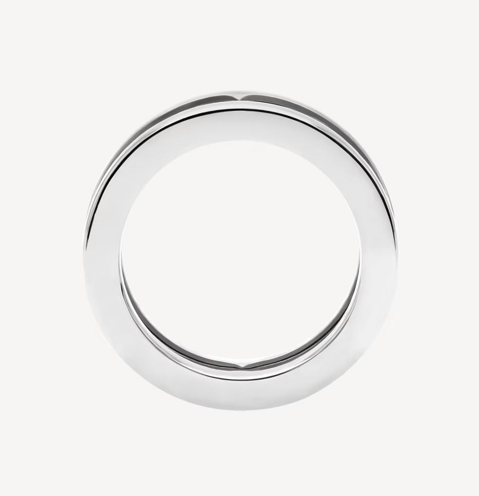 DIANA ZERO 1 ONE-BAND WITH OPENWORK LOGO SPIRAL RING