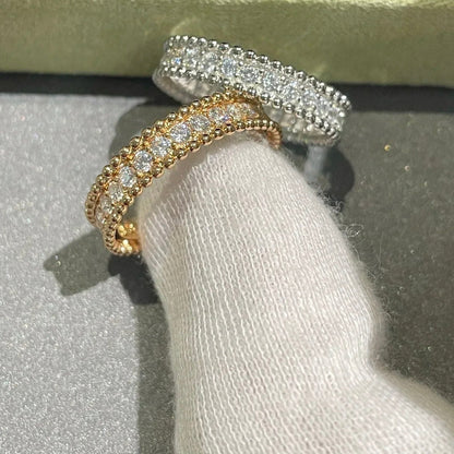 DIANA PERLEE DIAMOND SILVER RING