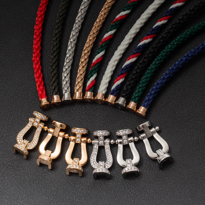 DIANA FORCE LARGE HORSESHOE NO DIAMOND BRACELET GOLD