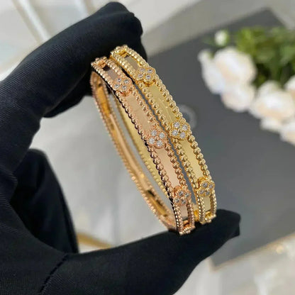 DIANA CLOVER BRACELET 4MM DIAMONDS
