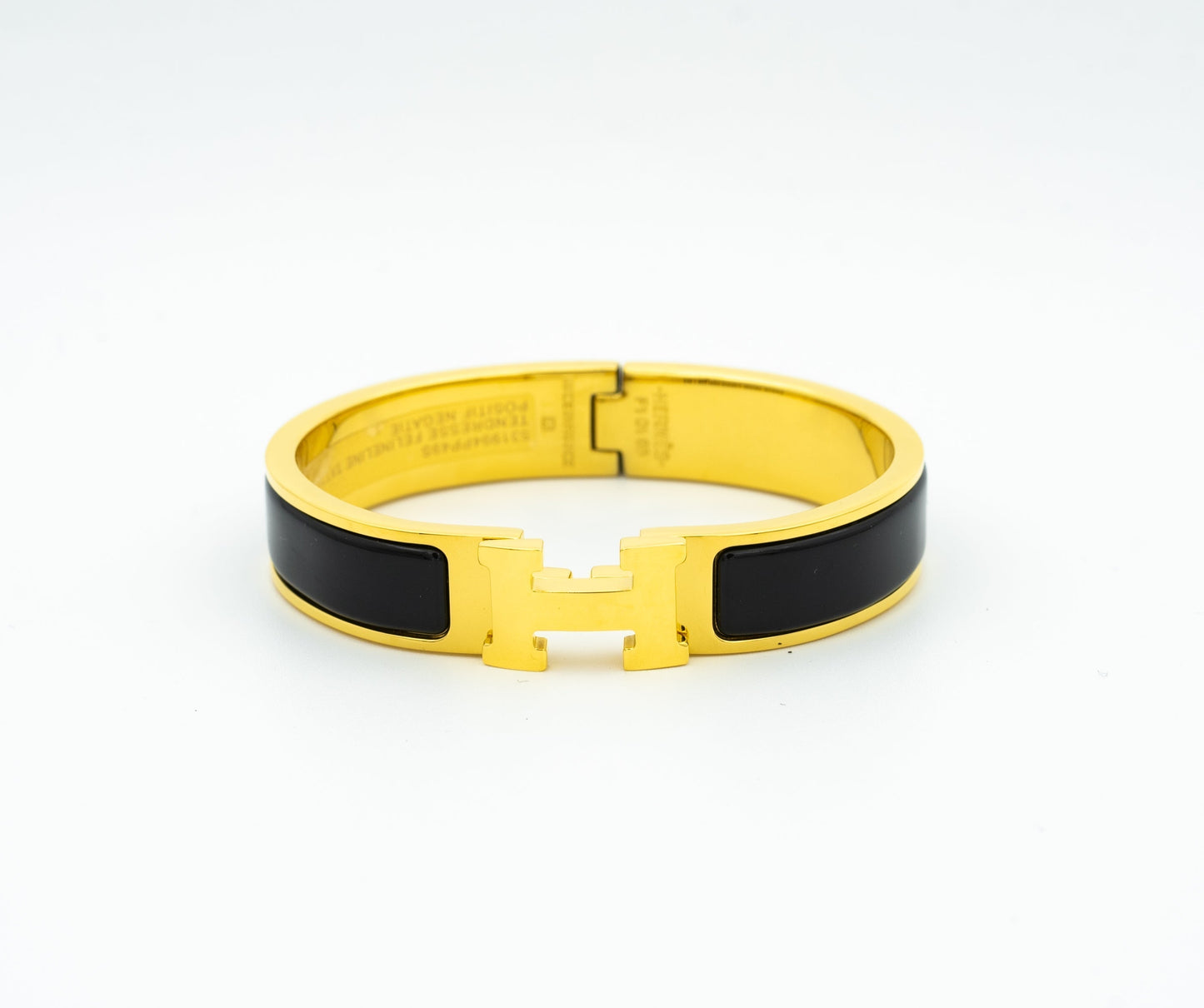 DIANA H BLACK BRACELET