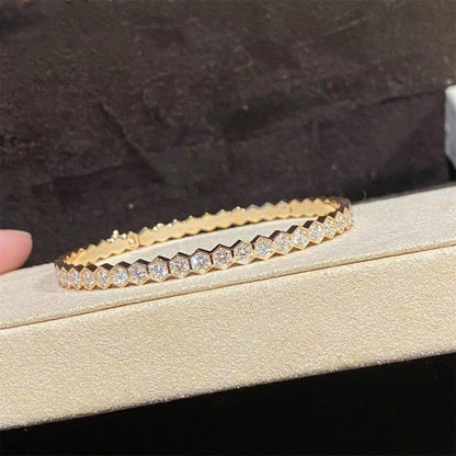 DIANA BEE LOVE GOLD BRACELET FULL DIAMOND