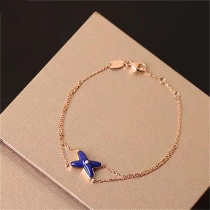 DIANA Hollow Design Four-Leaf Clover Flower Shape Ring