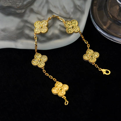 DIANA CLOVER 5 MOTIFS BRONZING BRACELET