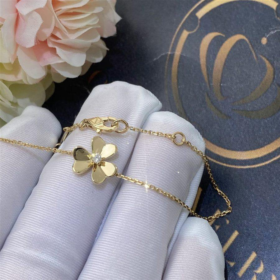 DIANA FRIVOLE GOLD FLOWER BRACELET