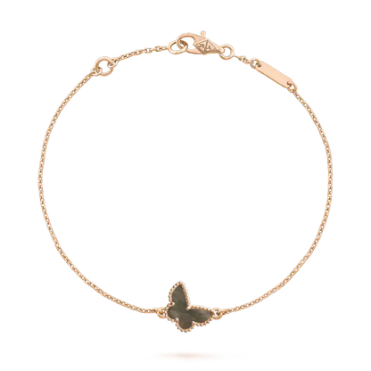 DIANA BUTTERFLY ONYX  BUTTERFLY BRACELET